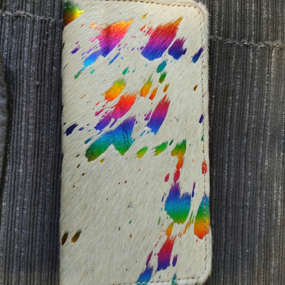 Rainbow Leather Wallet - Sixtease